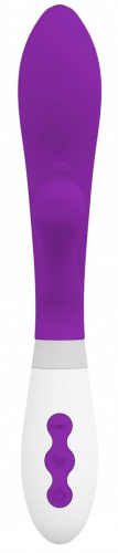 Фиолетовый вибратор-кролик Agave - 23,1 см. фото 4