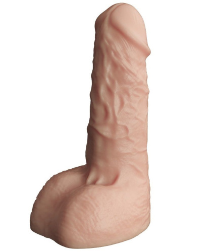 Телесный фаллоудлинитель с мошонкой Cock Next - 19 см. фото 5