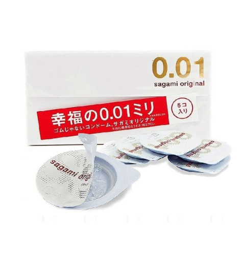 Супер тонкие презервативы Sagami Original 0.01 - 5 шт. фото 2