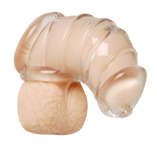 Насадка для ограничения эрекции Detained Soft Body Chastity Cage фото 3