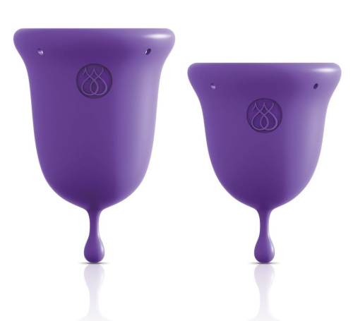 Подарочный набор: розовый тренажер Кегеля Magic Kegel Coach и фиолетовые менструальные чаши фото 4