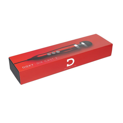 Красный жезловый вибратор Doxy Die Cast 3 - 28 см. фото 4