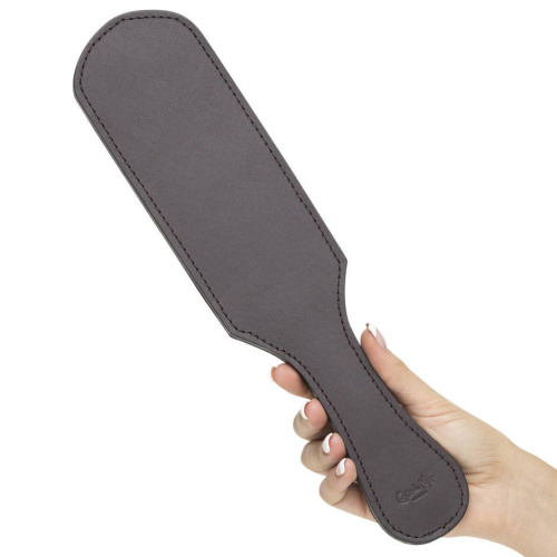 Коричневая кожаная шлепалка - 36 см. фото 4