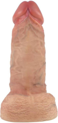 Телесный фаллоимитатор SILEXD Model 1 Premium Real Skin 11’’ - 29 см. фото 3