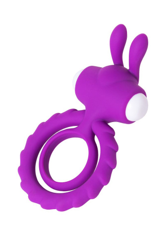 Фиолетовое эрекционное кольцо на пенис JOS  GOOD BUNNY фото 3