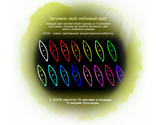 Черный с золотом вибратор ZINI ZOOK фото 5