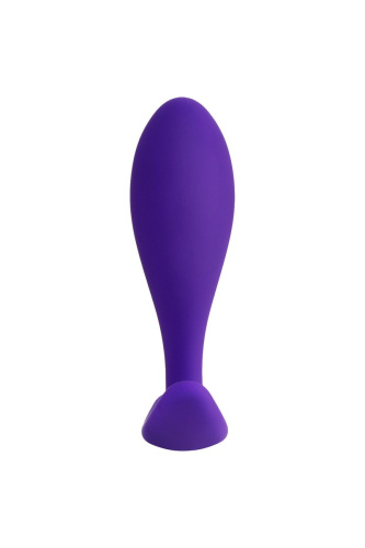 Фиолетовая удлиненная анальная втулка  - 7,2 см. фото 4