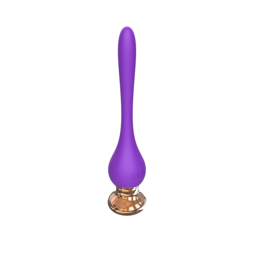 Фиолетовый вибромассажер Nipple Vibrator - 14,5 см. фото 5