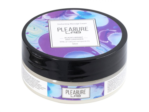Массажный крем Pleasure Lab Enchanting с ароматом черной смородины и лаванды - 50 мл. фото 2