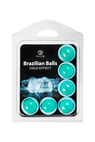 Набор из 6 шариков с массажным маслом Brazilian Balls с охлаждающим эффектом фото 2