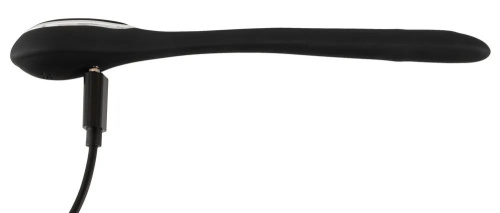 Черный гибкий уретральный стимулятор с вибрацией Vibrating Bendable Dilator - 13,5 см. фото 7