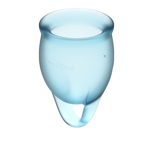 Набор голубых менструальных чаш Feel confident Menstrual Cup фото 2