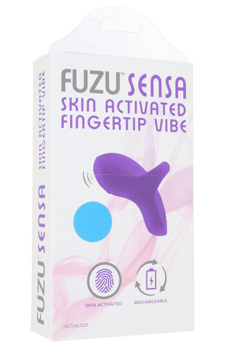 Голубой сенсорный вибромассажёр на палец Fuzu Sensa фото 4 Голубой сенсорный вибромассажёр на палец Fuzu Sensa фото 4