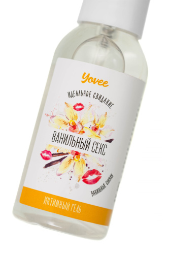 Съедобная гель-смазка Yovee «Ванильный секс» с Д-пантенолом и вкусом ванильных сливок - 50 мл. фото 4