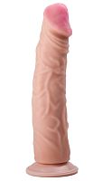 Большой фаллоимитатор на присоске - 22,5 см.
