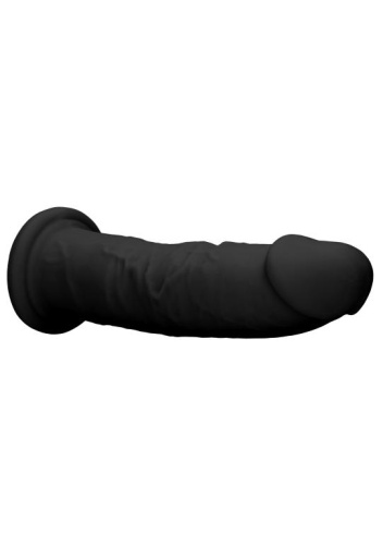 Черный фаллоимитатор Silicone Dildo Without Balls - 22,8 см. фото 4 Черный фаллоимитатор Silicone Dildo Without Balls - 22,8 см. фото 4