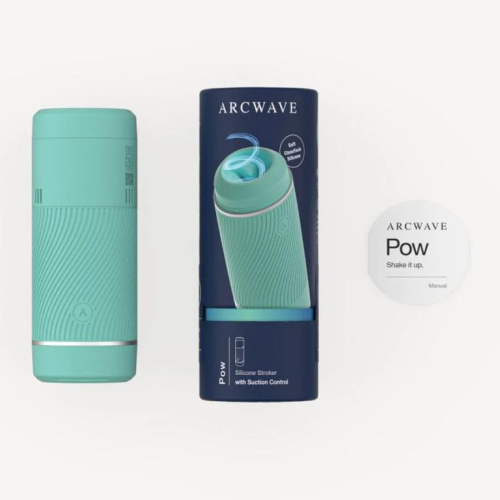 Мятный мастурбатор с контролем всасывания Arcwave Pow Stroker фото 3