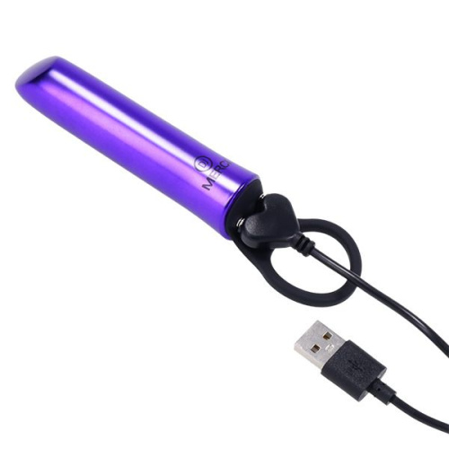 Мини-вибратор Merci Power Play со скошенным кончиком - 13,3 см. фото 4