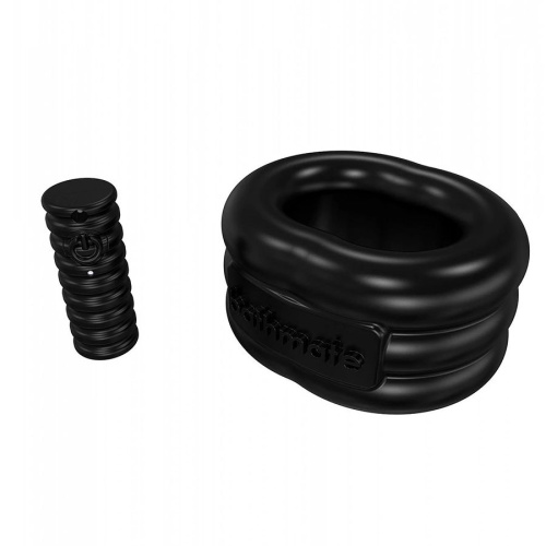 Чёрное эрекционное виброкольцо Stretch фото 2 Чёрное эрекционное виброкольцо Stretch фото 2