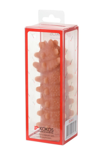 Насадка на фаллос с шипами и продолговатыми бугорками Extreme Sleeve 004 S-size - 12,7 см. фото 6 Насадка на фаллос с шипами и продолговатыми бугорками Extreme Sleeve 004 S-size - 12,7 см. фото 6