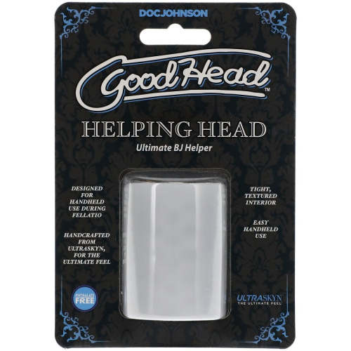 Прозрачный мастурбатор Helping Head фото 3