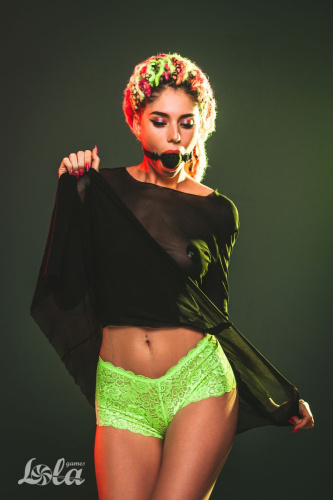 Черный кляп-шарик Charmer L фото 4