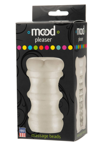 Прозрачный мастурбатор MOOD PLEASER UR3 MASSAGE BEADS фото 2