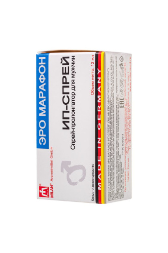 Пролонгирующий интимный спрей Milan ERO Marathon EP-spray - 12 мл. фото 6