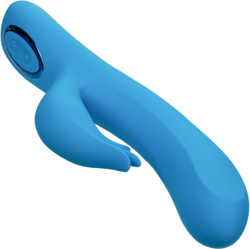 Голубой вибратор-кролик Flutter G - 22,7 см. фото 4 Голубой вибратор-кролик Flutter G - 22,7 см. фото 4