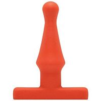Оранжевая анальная пробка Bum Buddies Tease My Tush - 10 см.