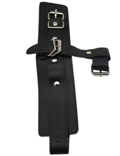 Черная манжета с фиксацией больших пальцев фото 2