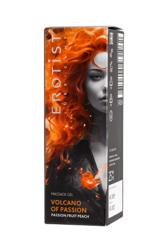 Гель с эффектом вибрации Volcano Of Passion со вкусом персика и маракуйи - 25 мл. фото 3