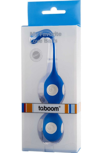 Стильные голубые вагинальные шарики Love Balls фото 2