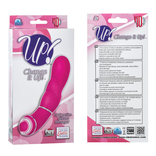 Розовый 10-скоростной вибратор Change it Up! фото 2 Розовый 10-скоростной вибратор Change it Up! фото 2
