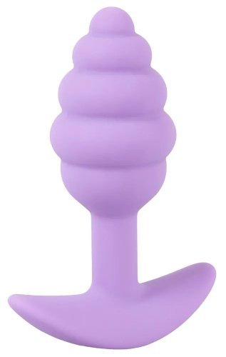 Фиолетовая анальная втулка Mini Butt Plug - 7,5 см. фото 3