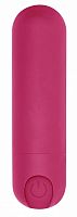 Розовая перезаряжаемая вибропуля 7 Speed Rechargeable Bullet - 7,7 см.