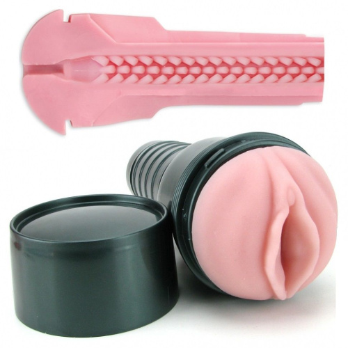 Мастурбатор-вагина Fleshlight - Vibro Pink Lady Touch с вибрацией фото 3