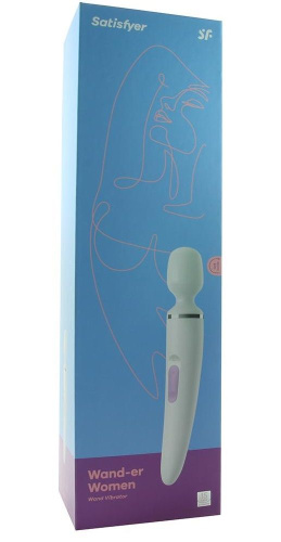 Белый вибратор Satisfyer Wand-er Woman фото 4