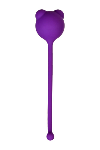 Фиолетовый силиконовый вагинальный шарик A-Toys с ушками фото 3