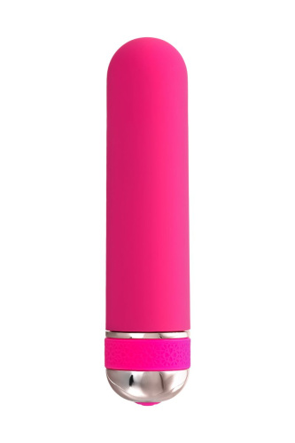 Розовый нереалистичный мини-вибратор Mastick Mini - 13 см. фото 3