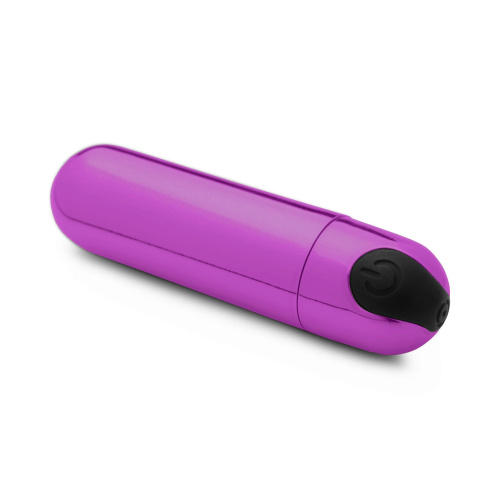 Лиловая вибропуля 10X Rechargeable Vibrating Metallic Bullet фото 2