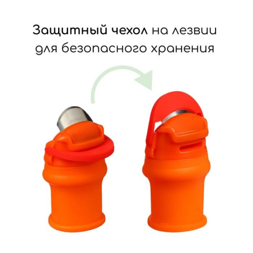 Напальчники с лезвием и металлической оплёткой для сбора урожая фото 3