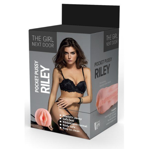 Телесный мастурбатор-вагина Riley фото 2