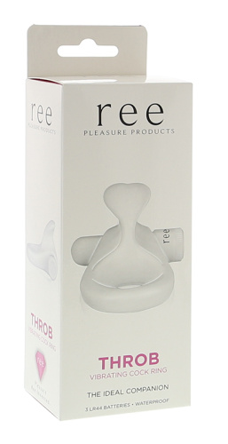Белое виброкольцо Throb фото 2 Белое виброкольцо Throb фото 2