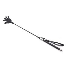 Черный стек-ладошка Vandersex - 50 см.