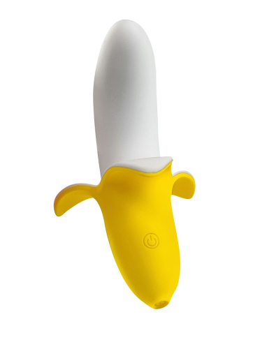 Оригинальный мини-вибратор в форме банана Mini Banana - 13 см. фото 5