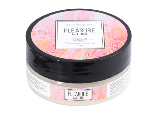 Массажный крем Pleasure Lab Delicate с ароматом пиона и пачули - 50 мл. фото 2