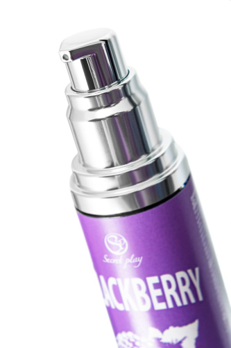 Массажное масло 2-в-1 Blackberry Hot Effect с разогревающим эффектом и вкусом ежевики - 50 мл. фото 5