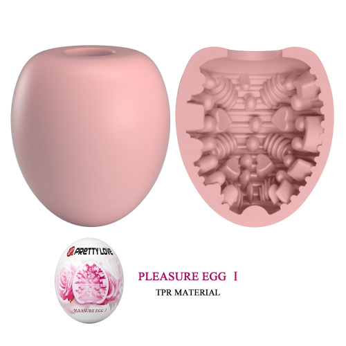 Розовый мастурбатор-яйцо Pleasure Egg I фото 2