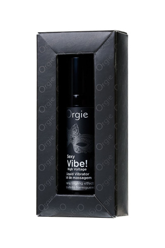 Гель для массажа ORGIE Sexy Vibe High Voltage с эффектом вибрации - 15 мл. фото 8